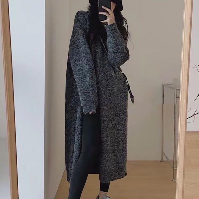 TonLion Women's Relaxed Fit Mid-Length Cardigan