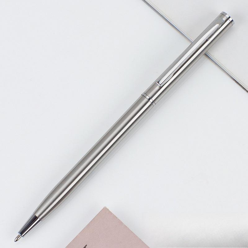 7PCS Flat Head Small Coats Xihua Pen Multi-color Metal Aluminum Rod Ballpoint Pen Office Hotel Gift Pen