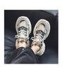 Men's Black Retro Dad Sneakers: Trendy, Breathable, Versatile Casual Sports Shoes