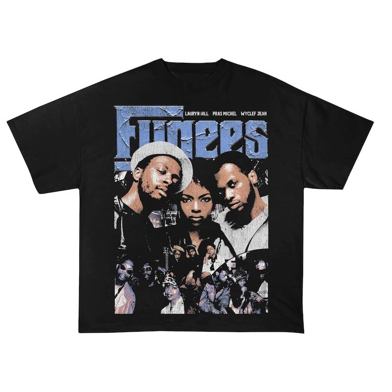 T-Shirt Unisex Fugees - The Score - Lauryn Hill - Ready Or Not - Killing Me Softly - Era d'Oro anni '90 Boom Bap Hip Hop - Cultura - rap tee