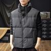 Men's 2024 Winter High Loft Fluffy Down Vest: American Style, Thick & Warm Outerwear