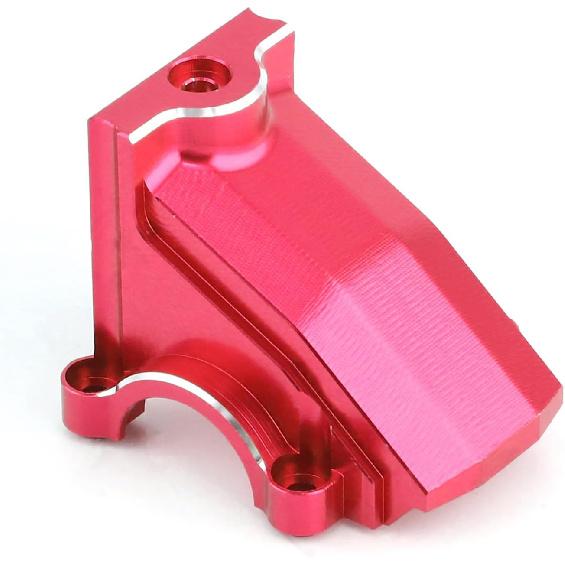 Alloy Front/Rear Differential Cover Gearbox Cover Differential Housing 7780 for X-MAXX 8S 77086-4 XRT 8S 78086-4 Upgrade Parts (Red)
