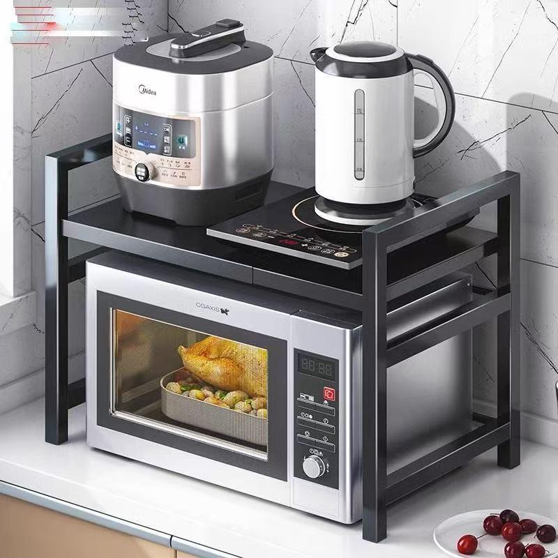 Retractable Kitchen Countertop Shelf for Microwave and Rice Cooker