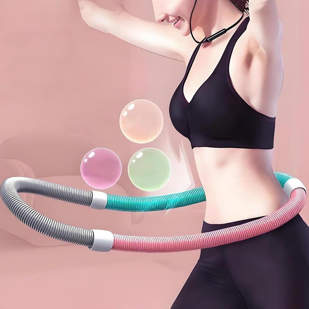 Spring Fitness Hoop Ab Circle Adults Weighted Exercise with Waist Belt