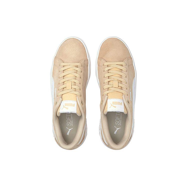 PUMA Smash Platform V2 Suede 'Khaki White' Women's 373037-06