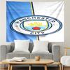 Manchester City Football Club Tapestry for Bedroom Aesthetic Classroom Tapestries Wall Hanging for Living Room Dorm Office,Ideal Creative Gift