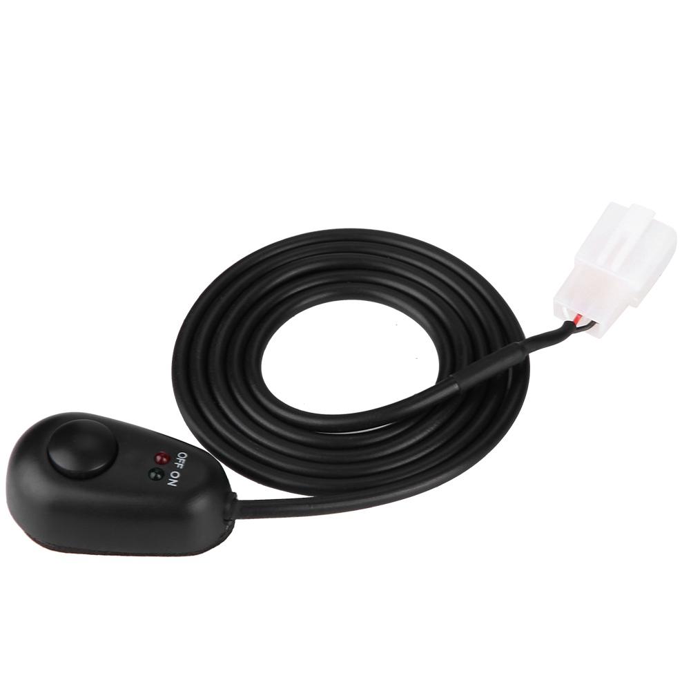 Water Drop Shape 12V Push Button Switch With Red/Green LED Indicator Lights