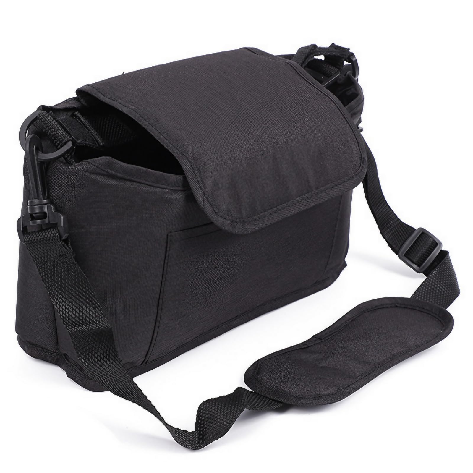 

DIZLAS Bedside Storage Ideal for Hospitalization and Nursing Bedside Pouch with Small Organizer Bag, Care, 2-Way (Black) чёрный