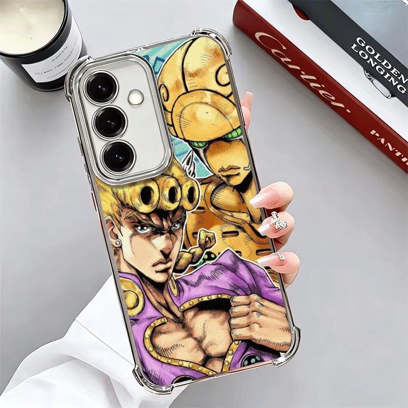

JoJo Adventure Джорно Джованна Мягкий чехол для телефона для Samsung A17 A27 A07 A37 A57 A16 A56 A15 A55 A14 A54 A13 A53 A26 A36 A25 A35 A Samsung A52