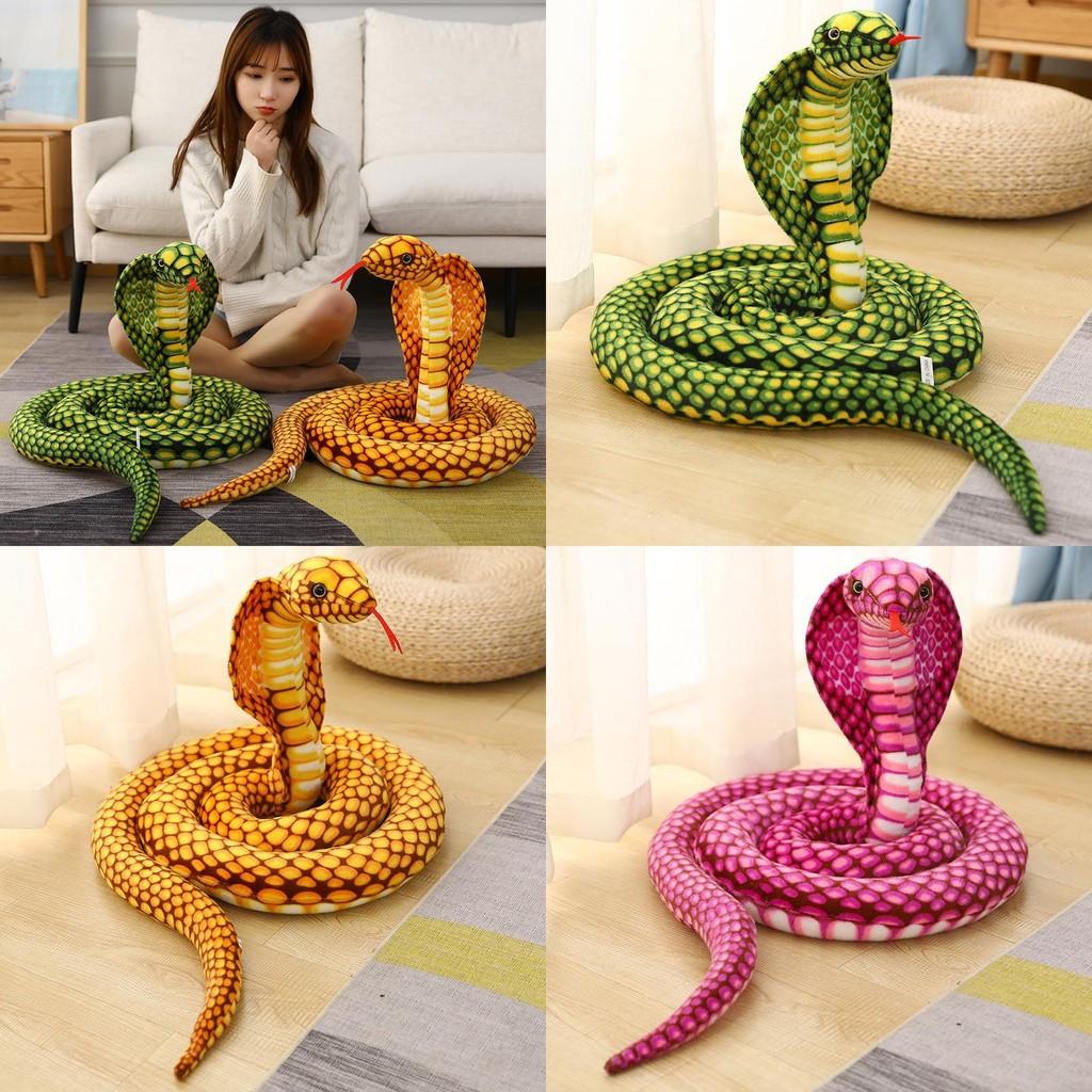 Toy Cobra Plush Spoof Snake Year Zodiac Doll Funny Prank Boy Children Gifts