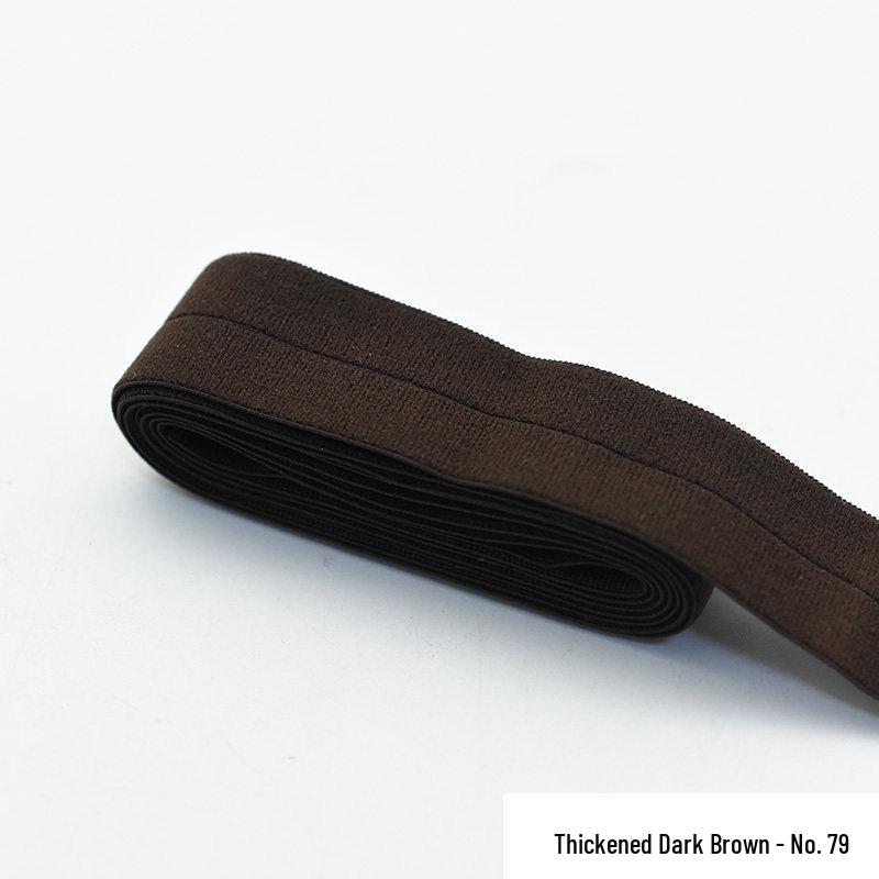 2-2.3cm Thick Elastic Fold-Over Binding Tape for Clothing and Jackets