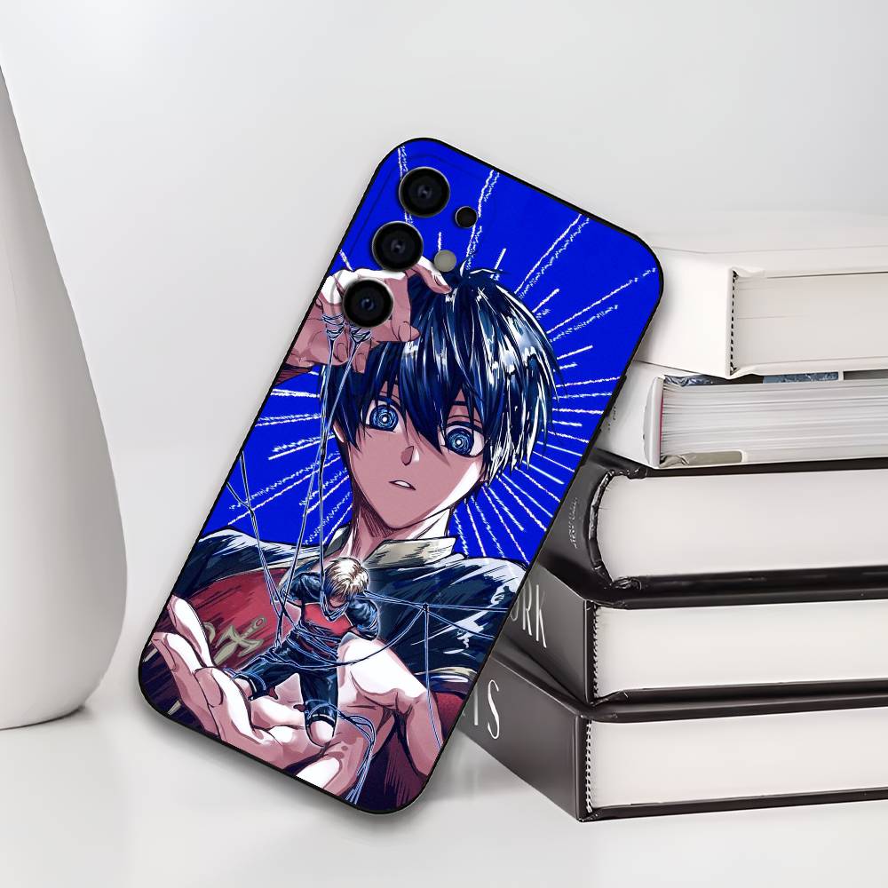 B-Blue L-Lock Phone Case For Samsung S25,S24,S21,S22,S23,S30,Ultra,S20,Plus,Fe,Lite,Soft Black Cover