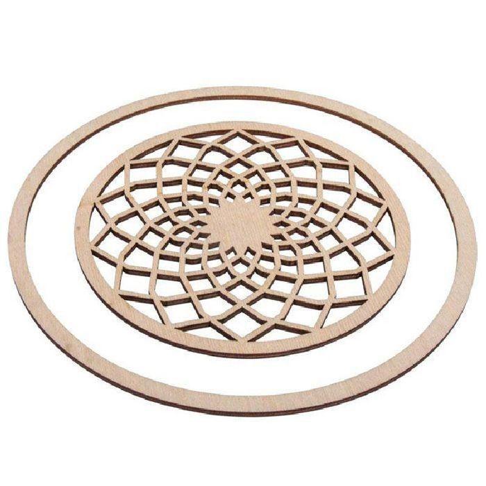 Wooden Discs - Rayher - Dream Filigree - 7 To 18 Cm - 3 Mm Thick - Decorative Objects