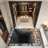 Water-absorbing Optical Illusion Doormat Non-slip Bedroom Door Rug Bathroom Carpet  Home Decor