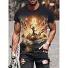 Fashion Helloween T-shirts Male 3D Print Men Women Hip Hop Trend Short Sleeve TShirt Street Loose Casual Oversized Y2k Tops