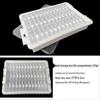 Glass Seed Bead Organizer: 64-Compartment Transparent DIY Jewelry Storage Box