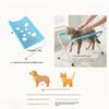 Foldable Pet Grooming Bath Stand Hammock Helper Dog Cat Nail Trimming Ear Cleaning Support Frame Anti-slip Pet Washing Restraint