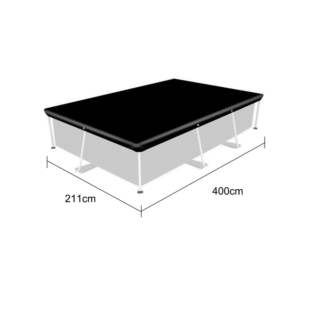 1 Pcs For Durable Waterproof Rectangular Pool Cover Protector Liner Tarp Rain Dust Cover Mat Courtyard Accessories