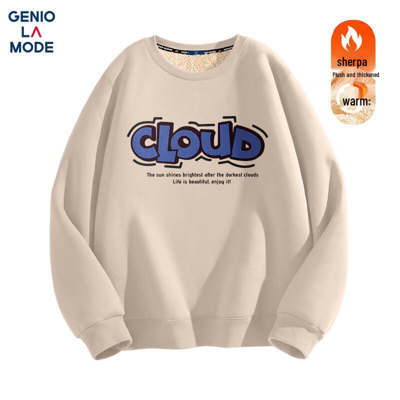 

GENIOLAMODE Men s Heavyweight Fleece Lined Winter Sweatshirt 3XL