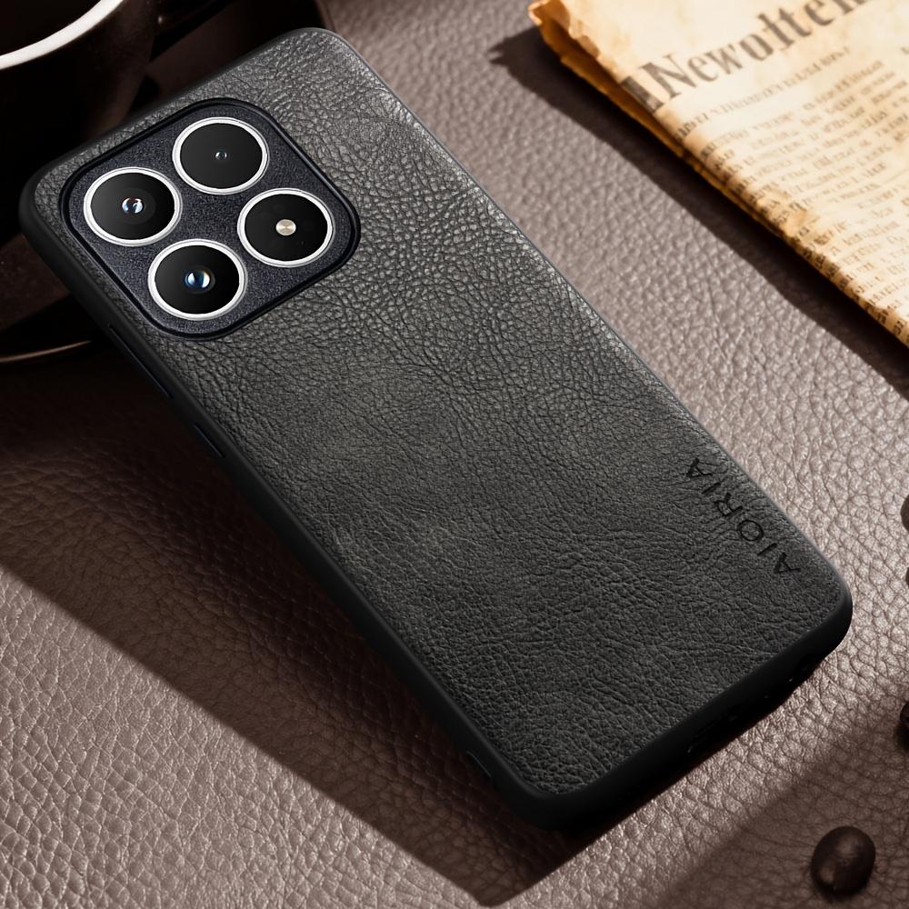 Phone Case - Luxury Case for Xiaomi 17 Ultra Pro Max 17T Pro Retro Fashion Natural Texture Solid Color Anti-Fingerprints Faux Leather Precise Camera