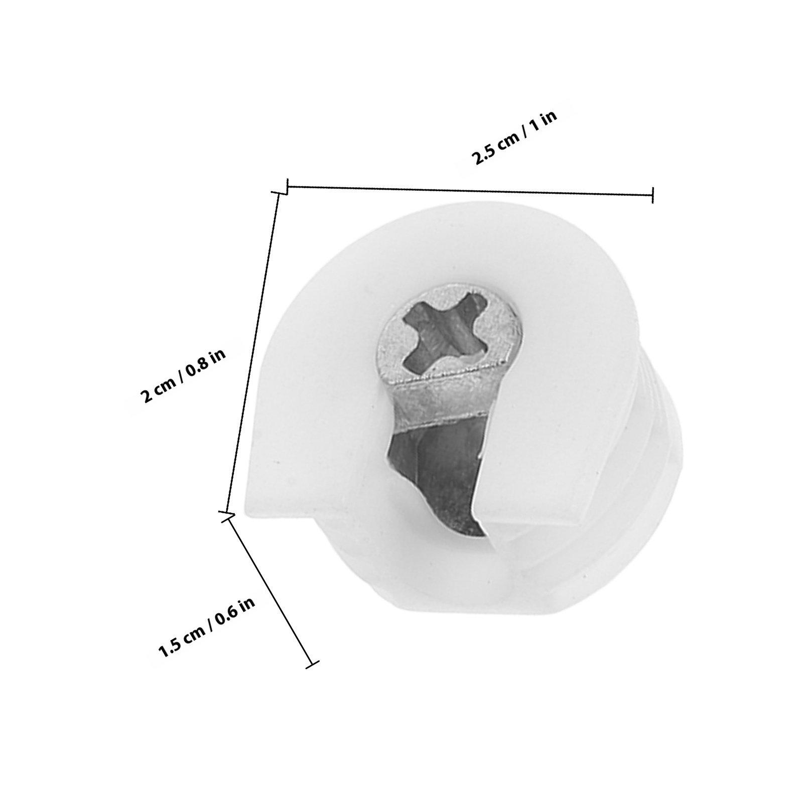 

20Pcs Cam Lock Connectors for Cabinets Invisible Shelf Support Pins Furniture Hardware Parts Heavy-Duty Connecting Nuts Secure other