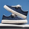 New Men's Classic Four Seasons Fashion Canvas Low Top Skateboarding Shoes Comfortable Soft Sole Sneakers