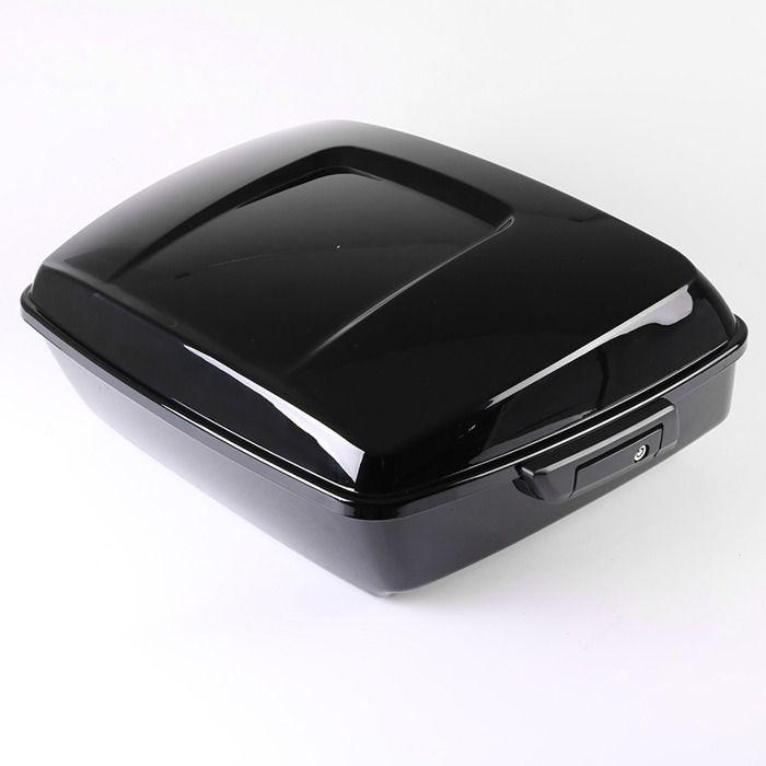 Complete Set - Chopped LB Top Case + TP Mount - Harley Street Glide/Touring 2014–2023 - Gloss Black - ABS
