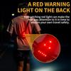 Biking Night Running Lights Chest Light with 90° Adjustable Beam Angle Waterproof Ultra Bright SafetyLamp with Reflective Straps