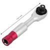 6.35mm 1/4Inch Quick Socket Wrench Metal Hex Torque Wrench Right Angle Screwdriver  Tight Spaces