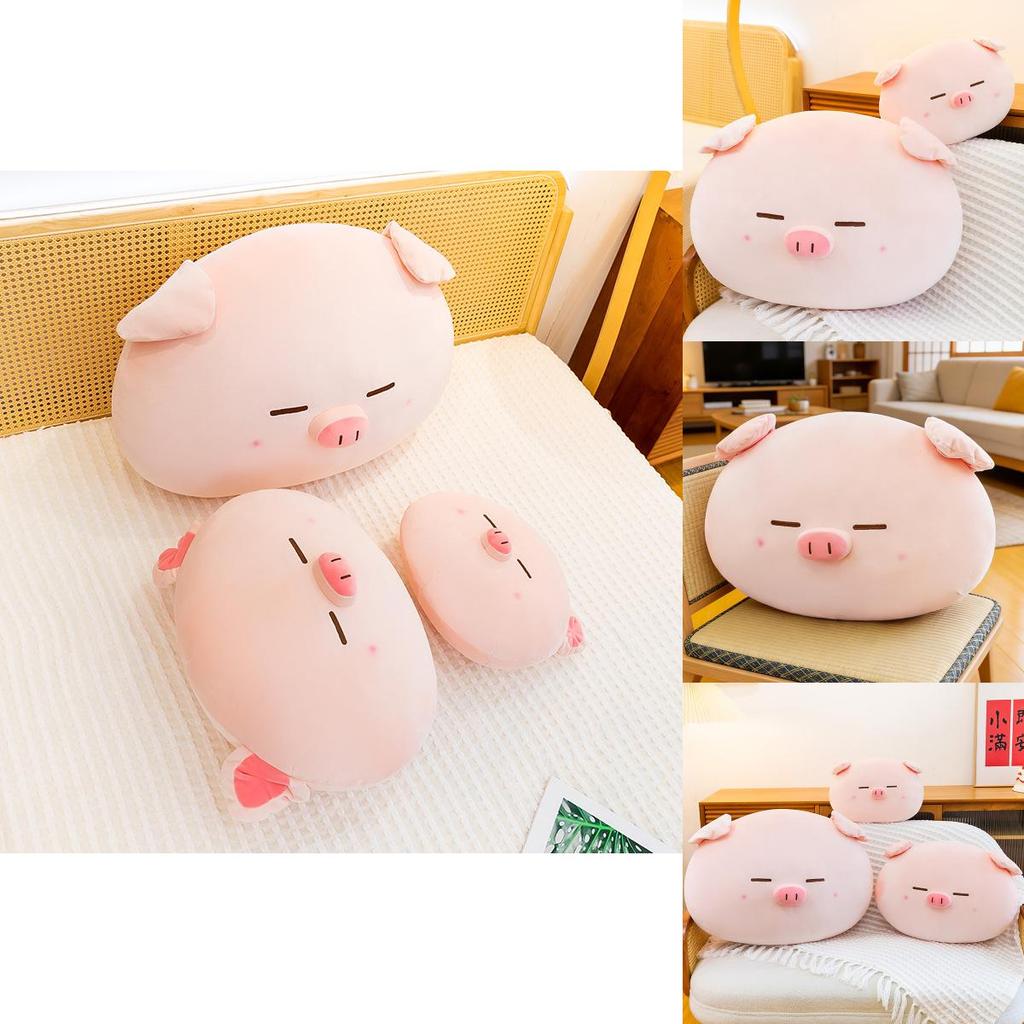 Emoji Pig Plush Pillow Cute Piglet Cushion Soft Toy For Kids Bedroom Decor