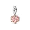 Infinite Heart Shaped Sparkling Pendant Women Pendant Pink 788878C01