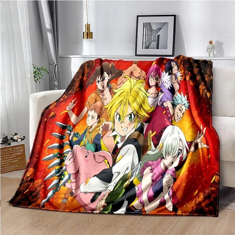 HUNTER X HUNTER Wurfdecke Anime Weiche Decke Leicht Warm Cartoon Decken für Kinderzimmer Schlafzimmer