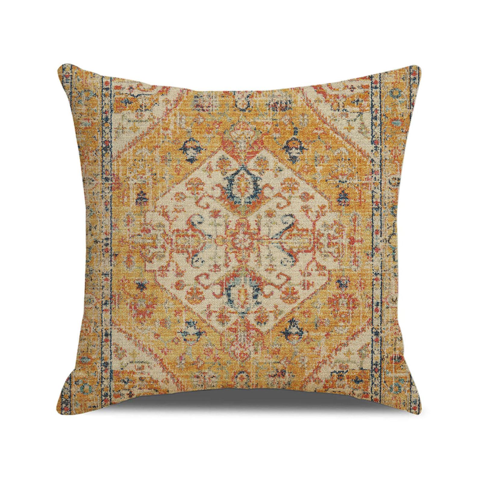 

Наволочка на подушку в богемному стилі, поліестер, з принтом, домашній декор, подушка, B&B, ретро, декоративна подушка 45*45cm