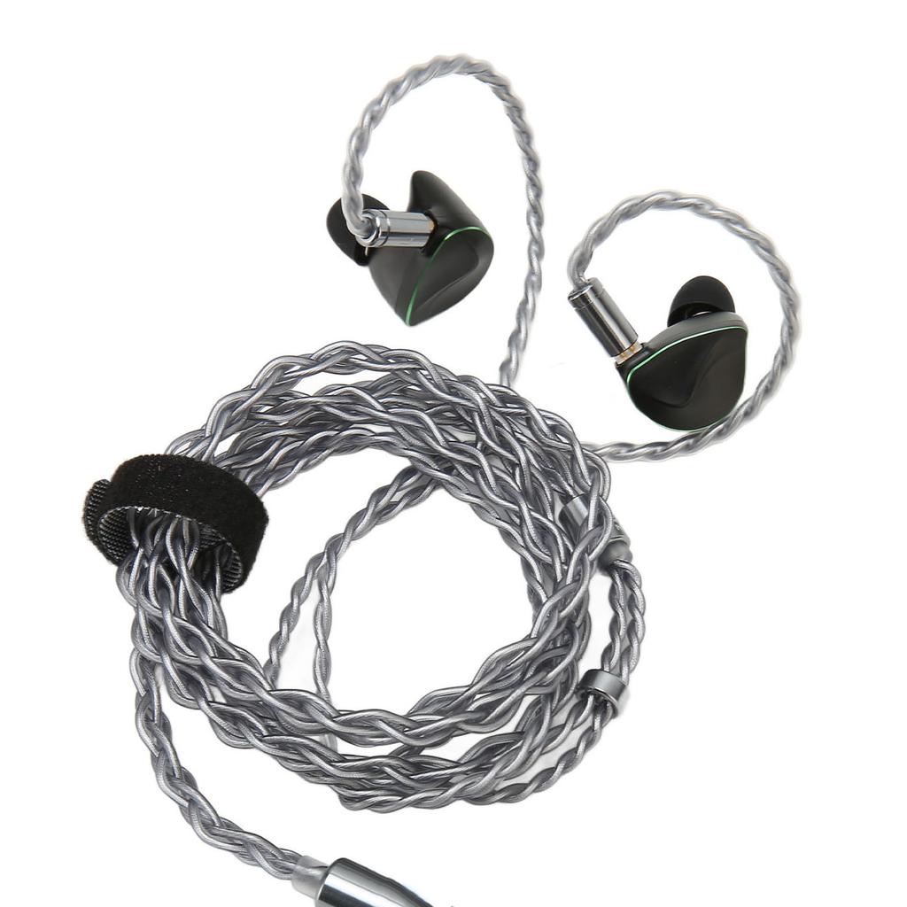 Kabelgebundene Ohrhörer 12mm Dynamischer Treiber 11.6mm PZT Knochenleitung HiFi Kopfhörer mit Abnehmbarem 0.78mm