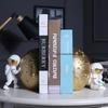 Unique European Style Book Stand with Astronaut Figurine for Office Desk Accessories