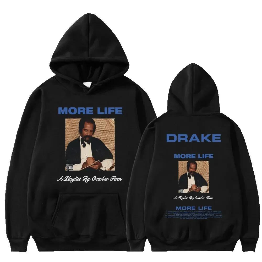 Hip Hop Rapper Grafische Drake Bedrukte Hoodie Mannen Vrouwen Hip Hop Sweatshirts Oversized Streetwear Y2k Harajuku Pullover Trainingspak Vrouwelijke Mannen Kleding