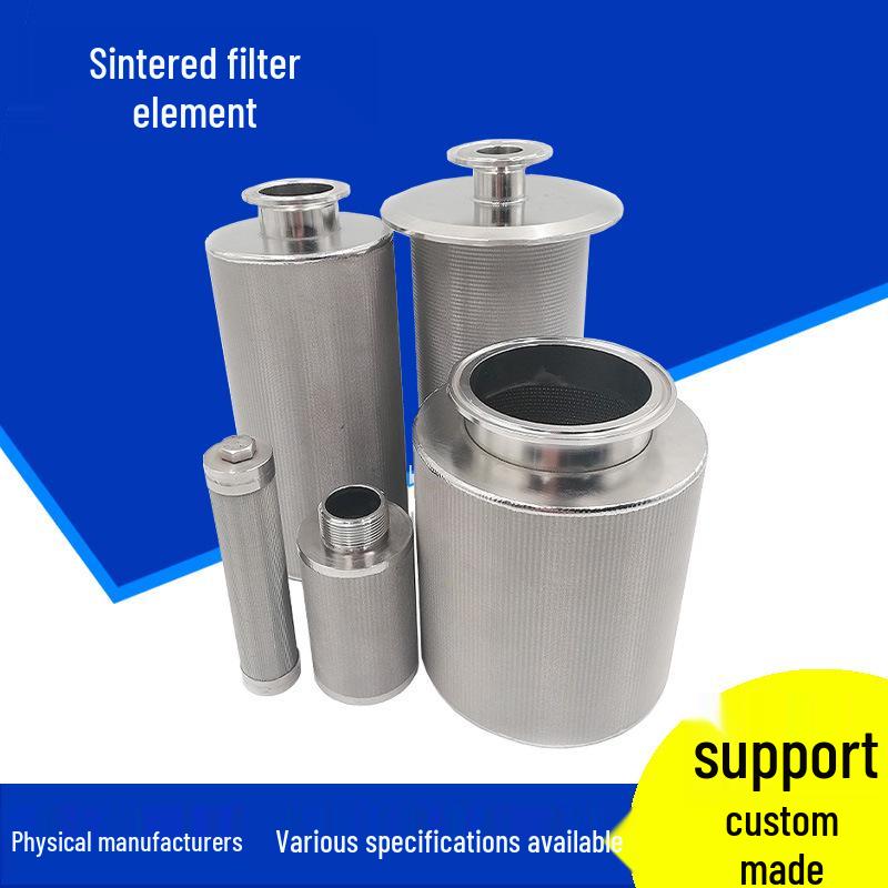 Coal Mine Hydraulic Support Filter: Stainless Steel Sintered Mesh Element for Water Treatment & Electric Traction Machines