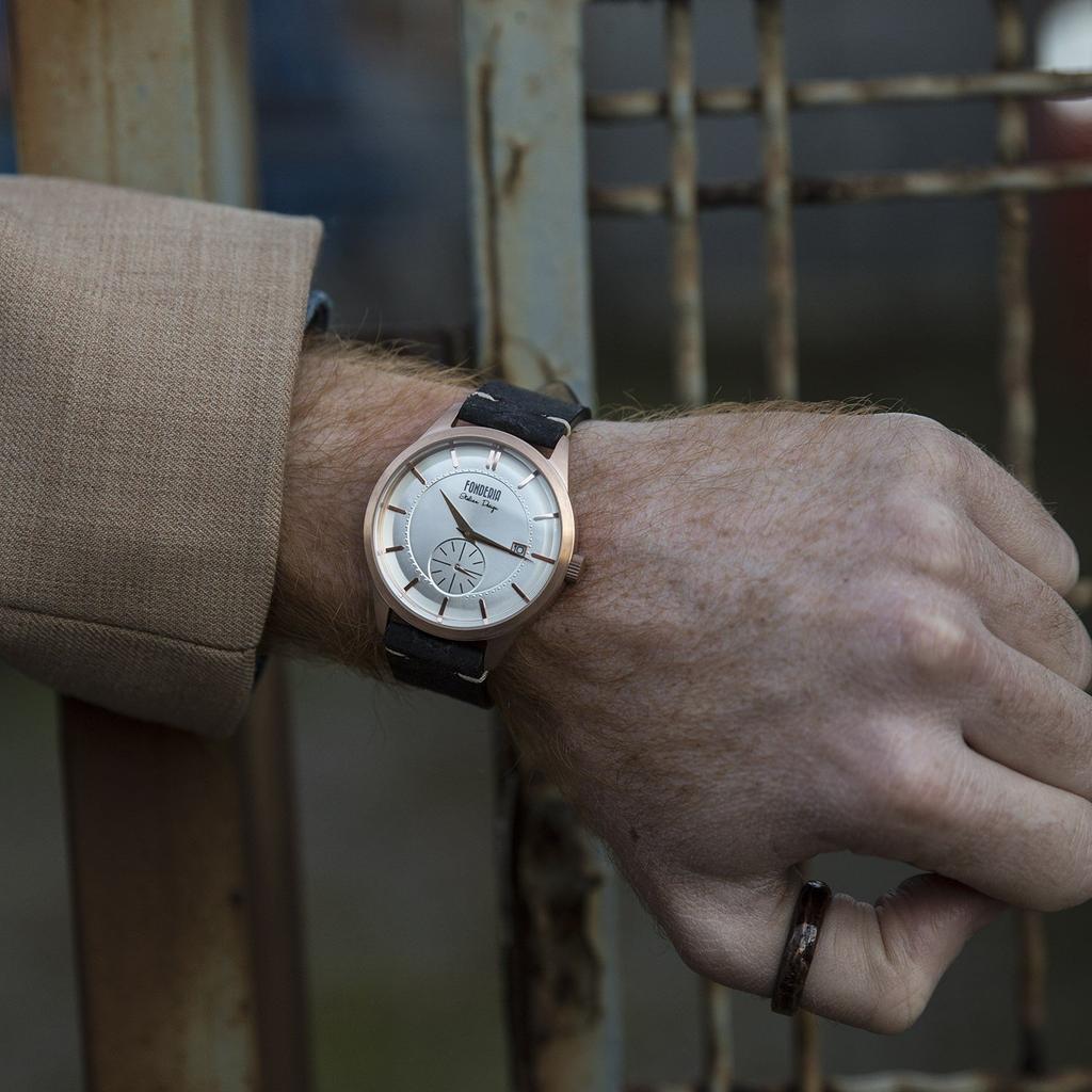 Fondelier STRAMLINER 6R009US1 Men's Watch, Officially Imported, Black