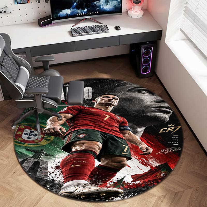 Ronaldo Legacy Glory Champions Carpet Printing Floor Mats Bathroom Mat Fashion Dormitory Decoration