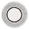 Plate 25cm Silkkihuivi White Black 75530 075530 190