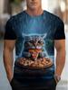 Funny Beer Tee T-shirt Men Creepy Zombie Beer Can Print Short Sleeve Man Tshirt Apparel Fashion Street Comfort Tops