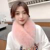 Plush Double Sided Scarf Thick Warm Fur Collar Trim  Winter Neck Protection