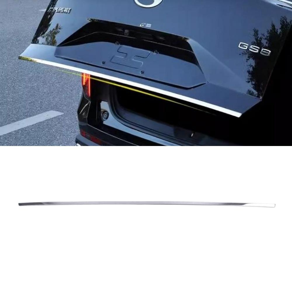 

For Trumpchi GAC GS8 2022 2023 2024 Stainless Steel Tail Gate Door Edge Rear Trunk Strip Trims Decoration Cover Car Accessories