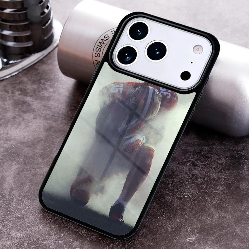 American football player sport Phone Case For iPhone 17 16 15 14 13 12 11 Pro Max Plus 17Air Soft Silicone Cover