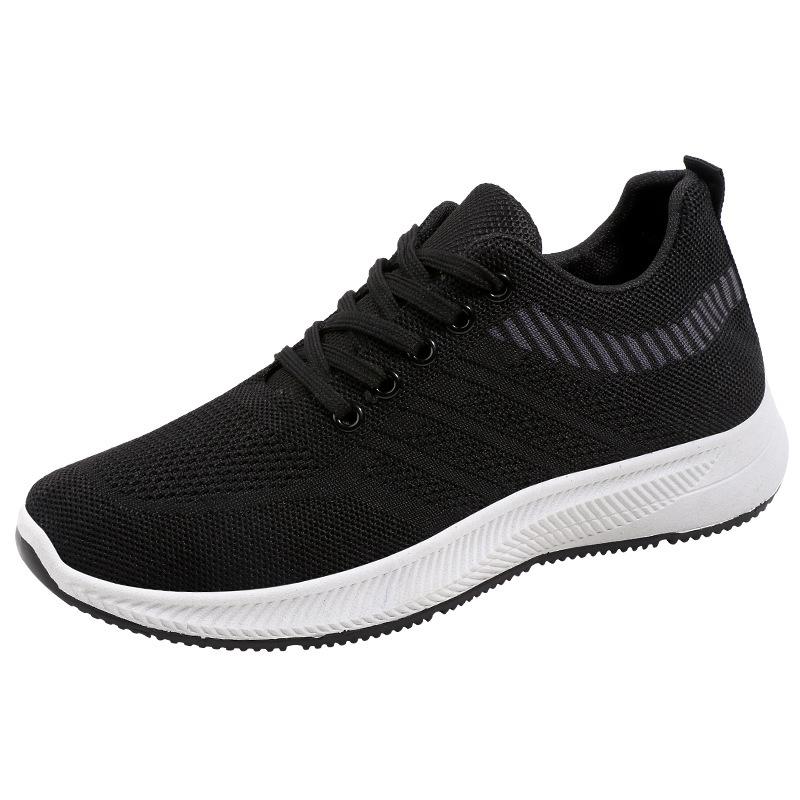 Men New Trendy Mesh Sneakers, Breathable Lightweight Soft Sole Versatile Casual Running Shoes, Foreign Trade Wholesale
