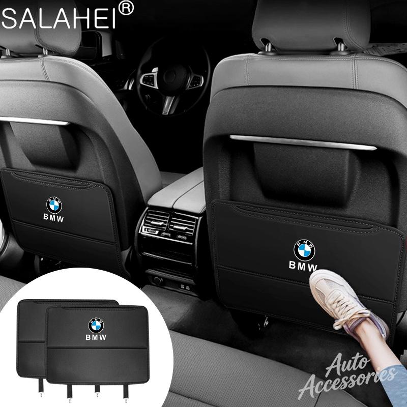 Car Seat Back Anti Kick Pad Prevent Dirt Protect Leather Cover For BMW X1 X2 X3 X4 X5 F30 F34 F10 F07 F20 G30 F15 F16 M1 M2 M3 nlxk36