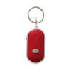 Anti-lost LED Key Locator Key Chain Whistle Audio Induction Wireless GPS Locator Key Anti-lost Device with Flashlight