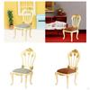 1/12 Scale Dollhouse Chair Decorative Model Decoration Artificial Mini Dining Miniature