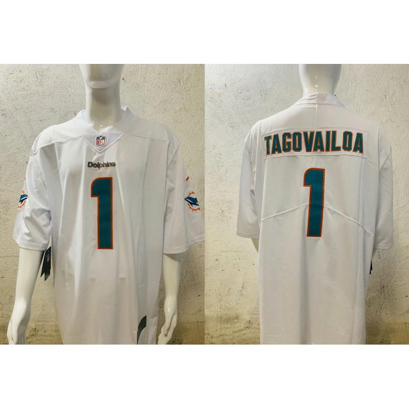 Miami Dolphins NFL Football Jersey Short Sleeve Embroidered Team Uniform Men Fans Sports Apparel