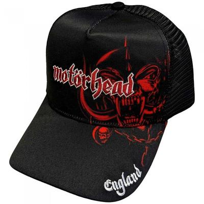 Motorhead Berretto da baseball unisex adulto con retro in rete England